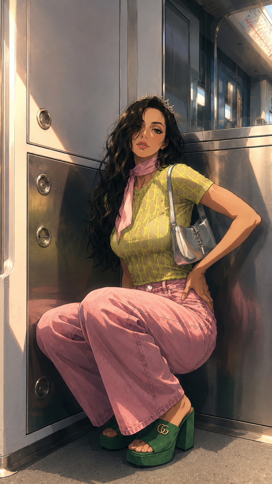 Japanese anime illustration created from a real photograph using an AI Image Editing Prompt while preserving the original composition and perspective.